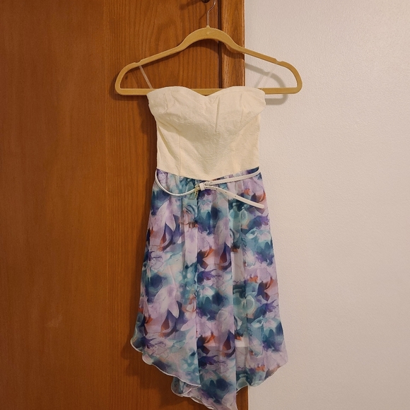 MUST GO!!! NWT Charlotte Russe - Strapless High Low Dress - XS - Picture 2 of 4